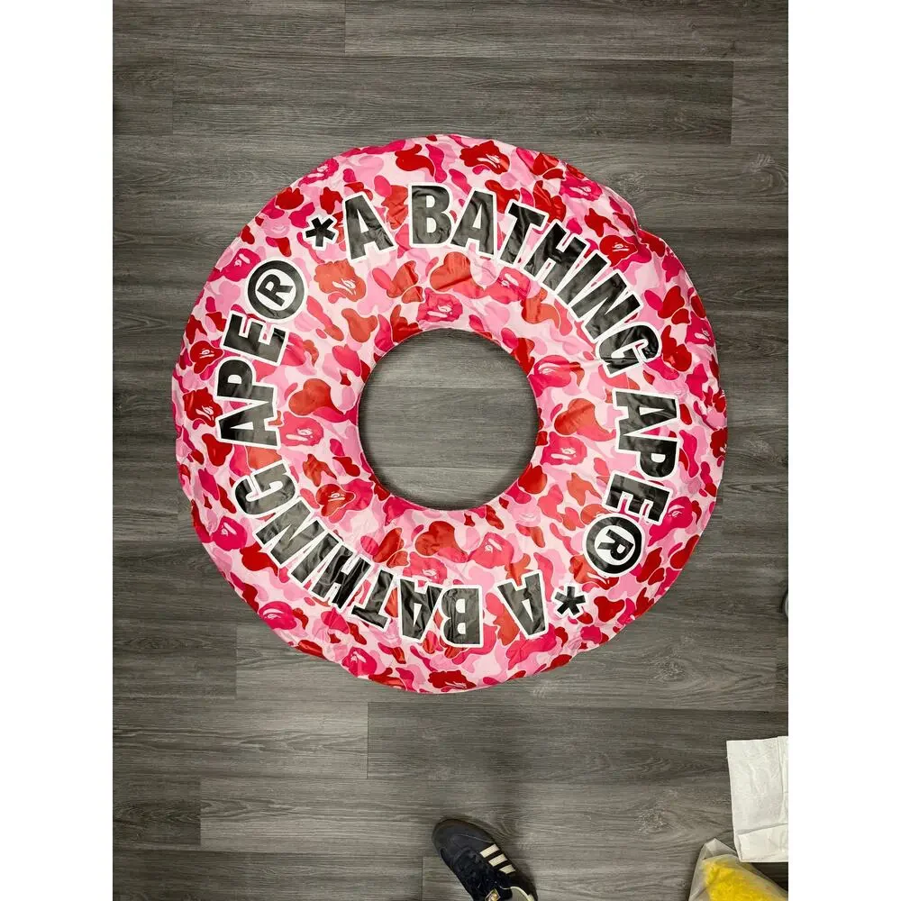 BAPE ABC Beach Floating Tube Pink Brand New